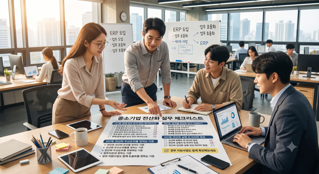 중소기업 전산화를 위한 실무 체크리스트 및 추진 전략