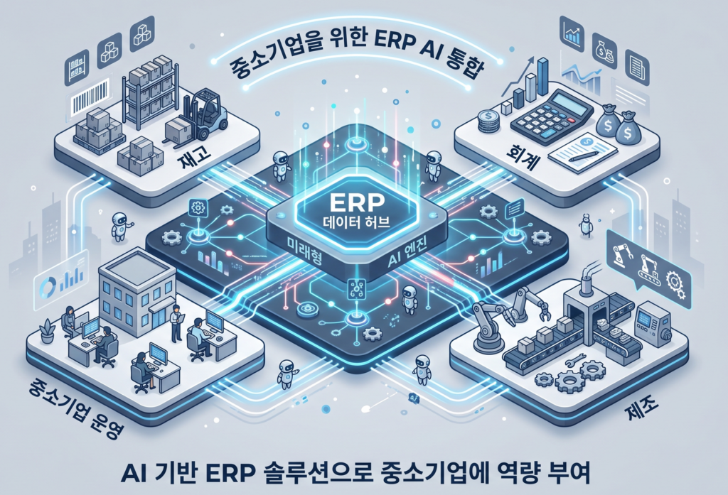 ERP AI 실무 결합 구조