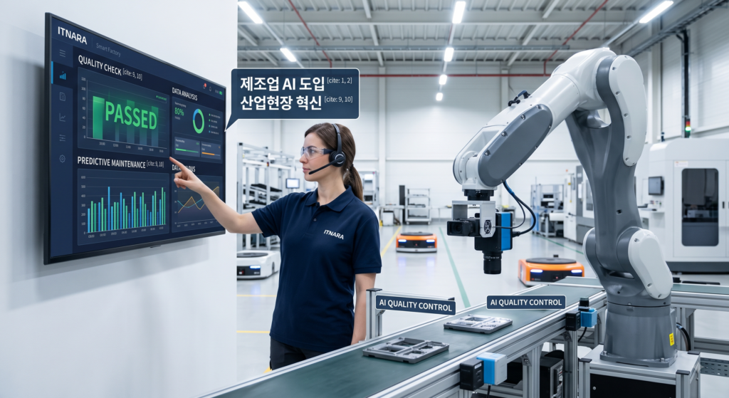 제조업 AI 도입을 통한 스마트 공장 품질관리 현장